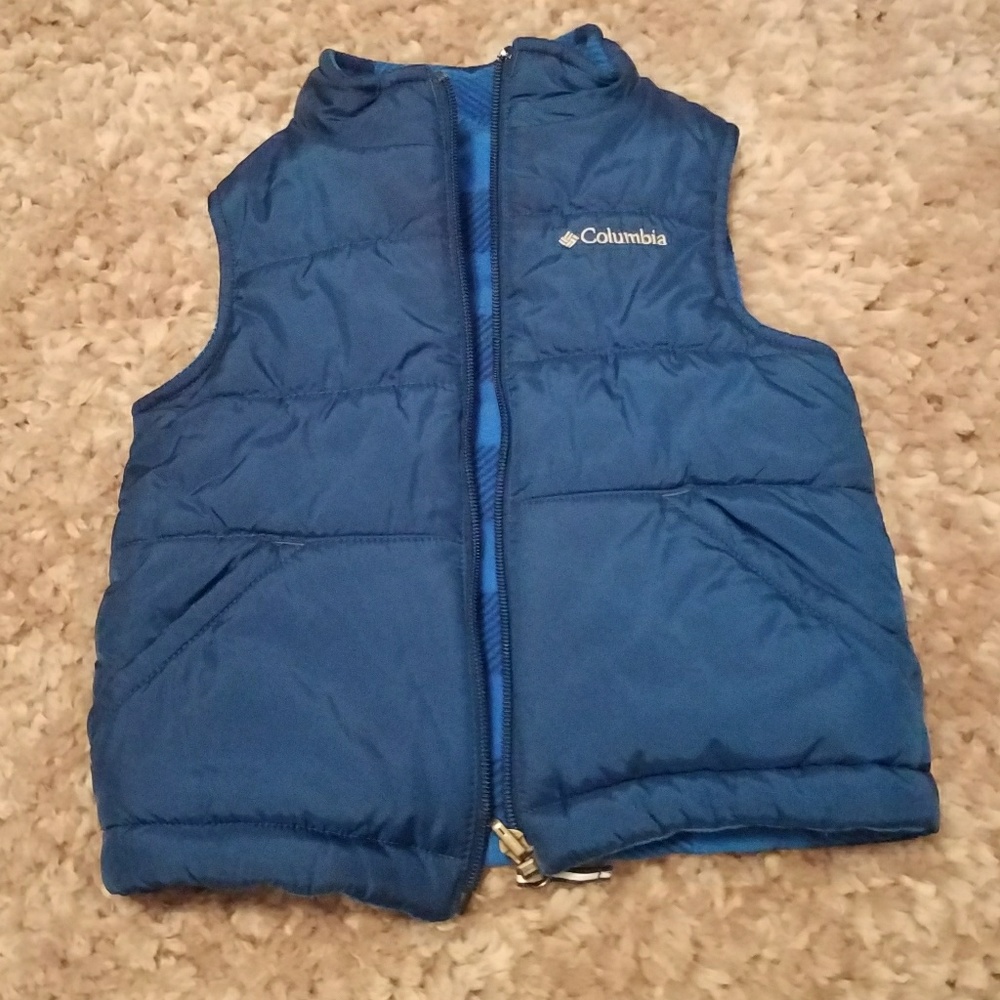 Columbia reversible vest size 4t